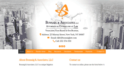 Desktop Screenshot of bonnaiglaw.com