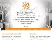 Tablet Screenshot of bonnaiglaw.com